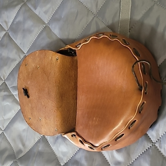 Leather Boho Canteen Style Bag - Picture 6 of 10